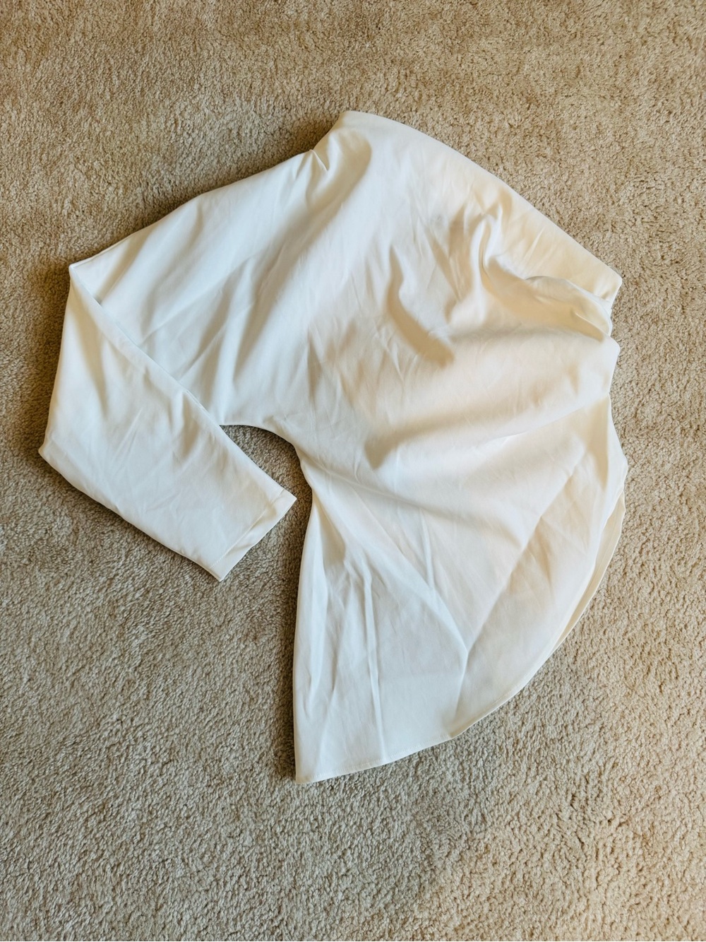 ZARA One Shoulder Asymmetrical Top